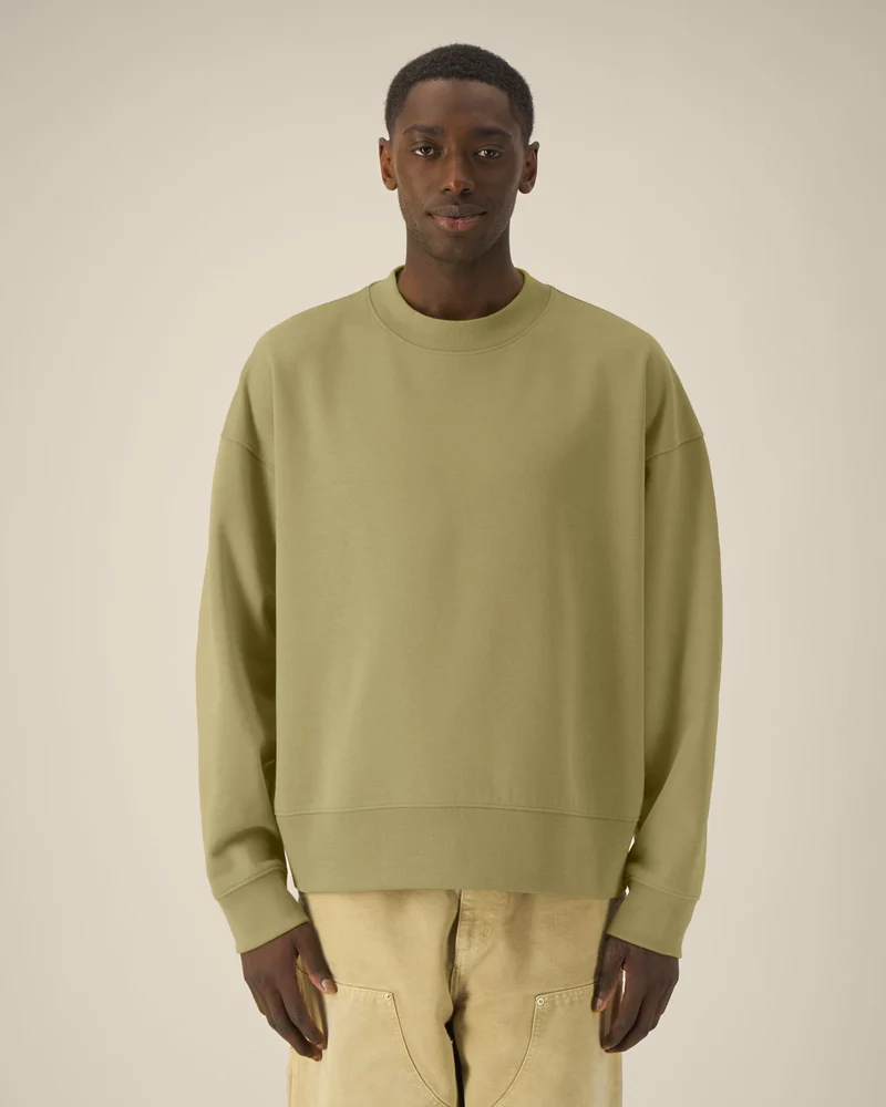 Sweatshirt Boxy aus Bio-Baumwolle Stanley/Stella zum Personalisieren