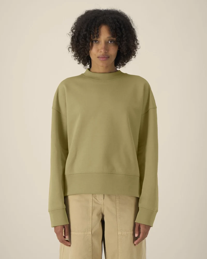 Sweatshirt Boxy aus Bio-Baumwolle Stanley/Stella zum Personalisieren