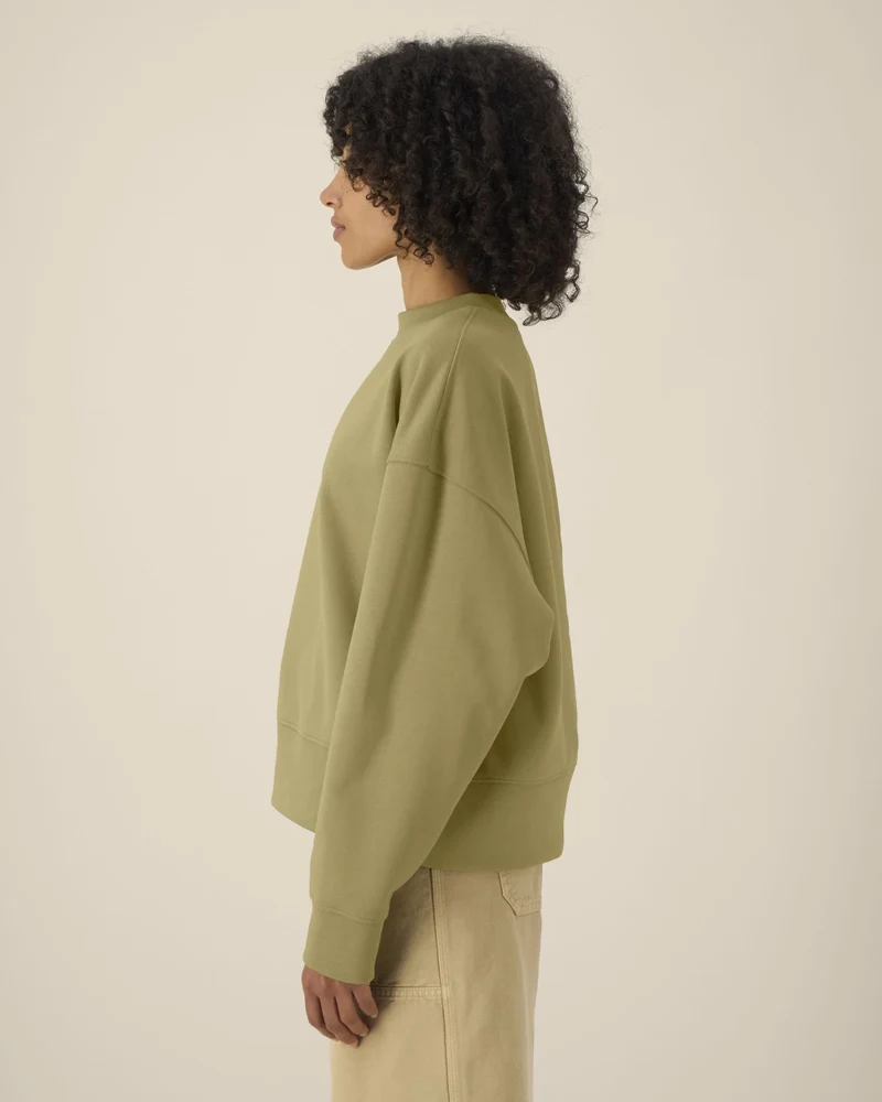 Sweatshirt Boxy aus Bio-Baumwolle Stanley/Stella zum Personalisieren