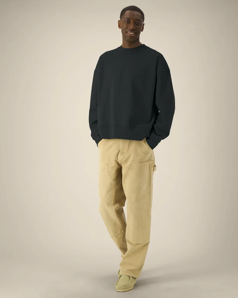 Sweatshirt Boxy aus Bio-Baumwolle Stanley/Stella zum Personalisieren
