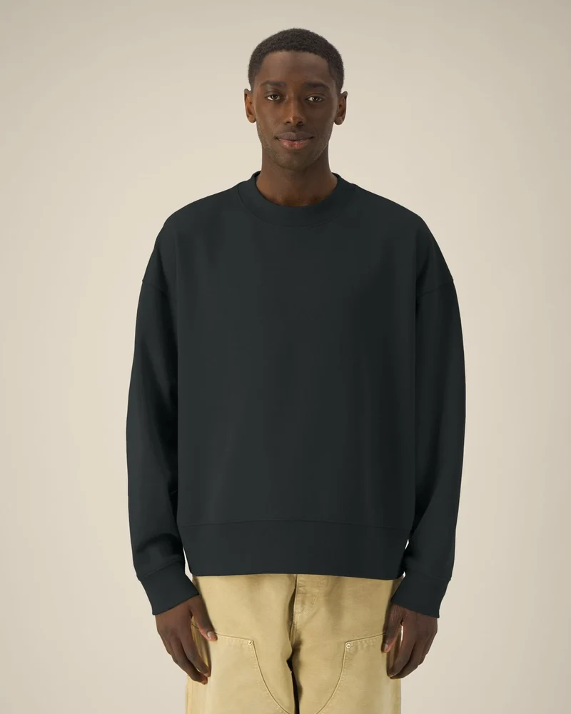 Sweatshirt Boxy aus Bio-Baumwolle Stanley/Stella zum Personalisieren