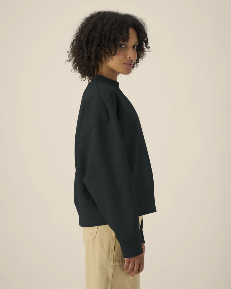 Sweatshirt Boxy aus Bio-Baumwolle Stanley/Stella zum Personalisieren