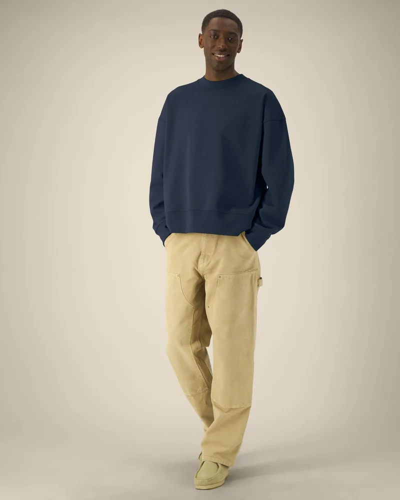 Sweatshirt Boxy aus Bio-Baumwolle Stanley/Stella zum Personalisieren