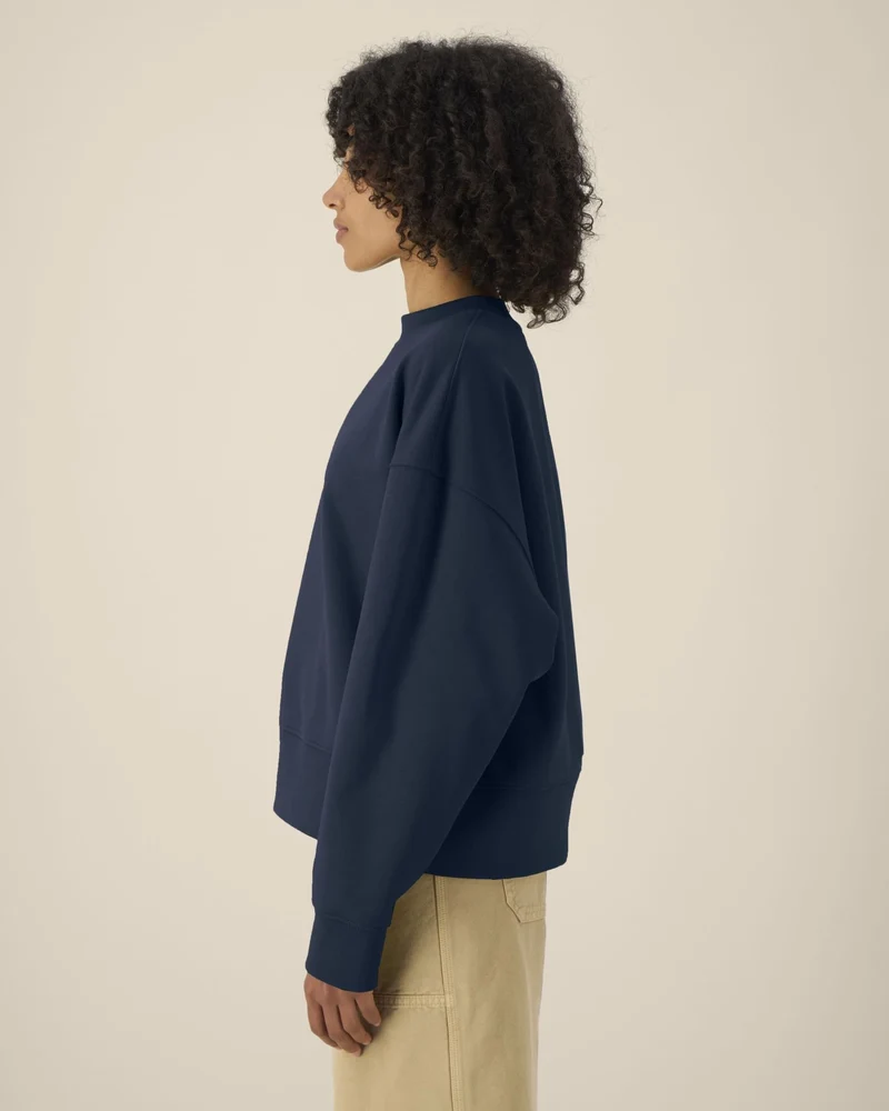 Sweatshirt Boxy aus Bio-Baumwolle Stanley/Stella zum Personalisieren