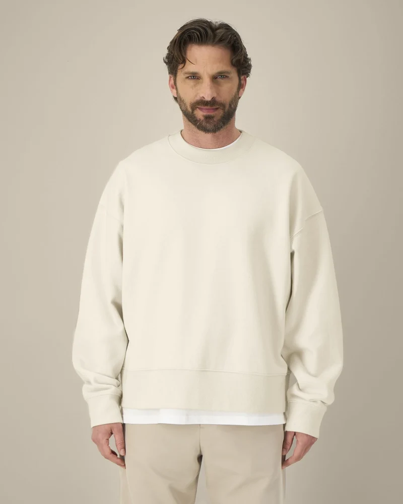 Sweatshirt Boxy aus Bio-Baumwolle Stanley/Stella zum Personalisieren