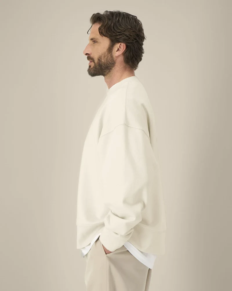 Sweatshirt Boxy aus Bio-Baumwolle Stanley/Stella zum Personalisieren