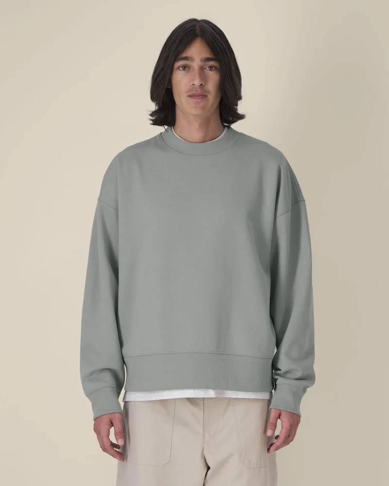 Sweatshirt Boxy aus Bio-Baumwolle Stanley/Stella zum Personalisieren