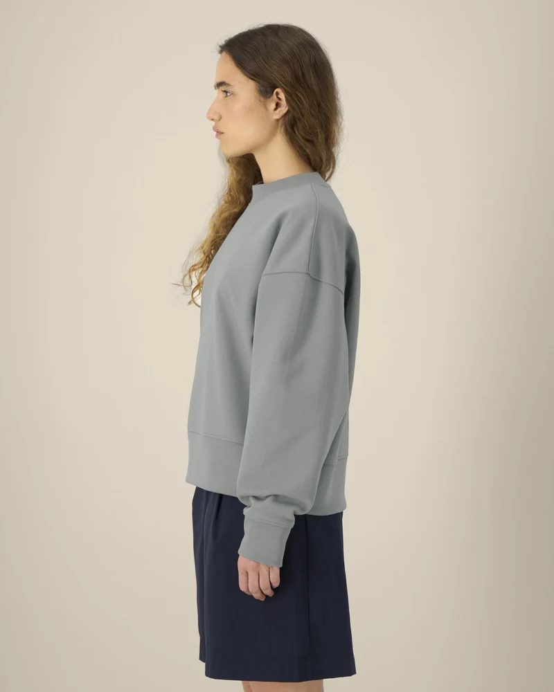 Sweatshirt Boxy aus Bio-Baumwolle Stanley/Stella zum Personalisieren