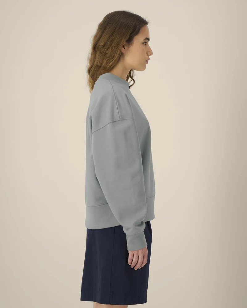 Sweatshirt Boxy aus Bio-Baumwolle Stanley/Stella zum Personalisieren