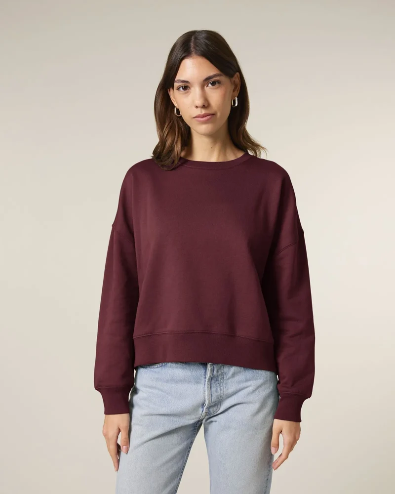 Sweatshirt Bio-Baumwolle Stanley/Stella Alma zum Personalisieren