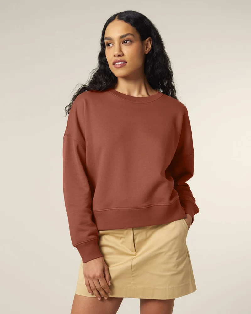 Sweatshirt Bio-Baumwolle Stanley/Stella Alma zum Personalisieren