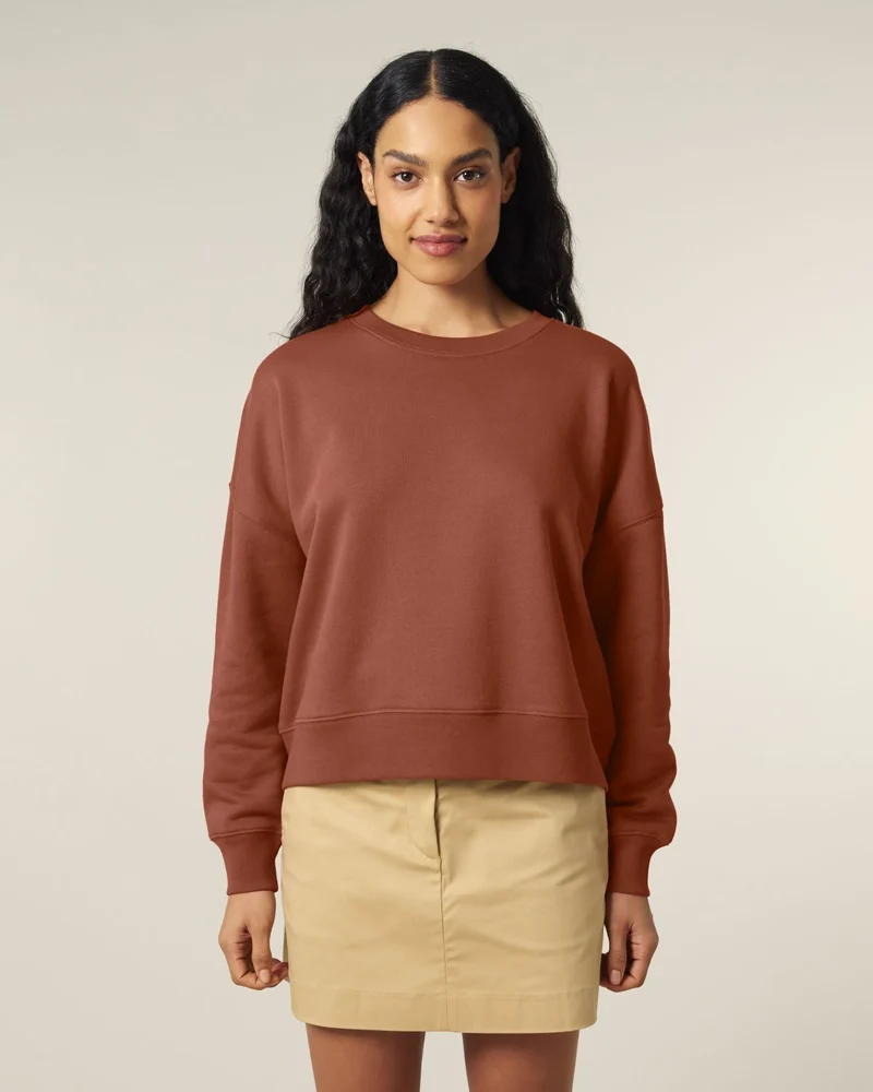 Sweatshirt Bio-Baumwolle Stanley/Stella Alma zum Personalisieren
