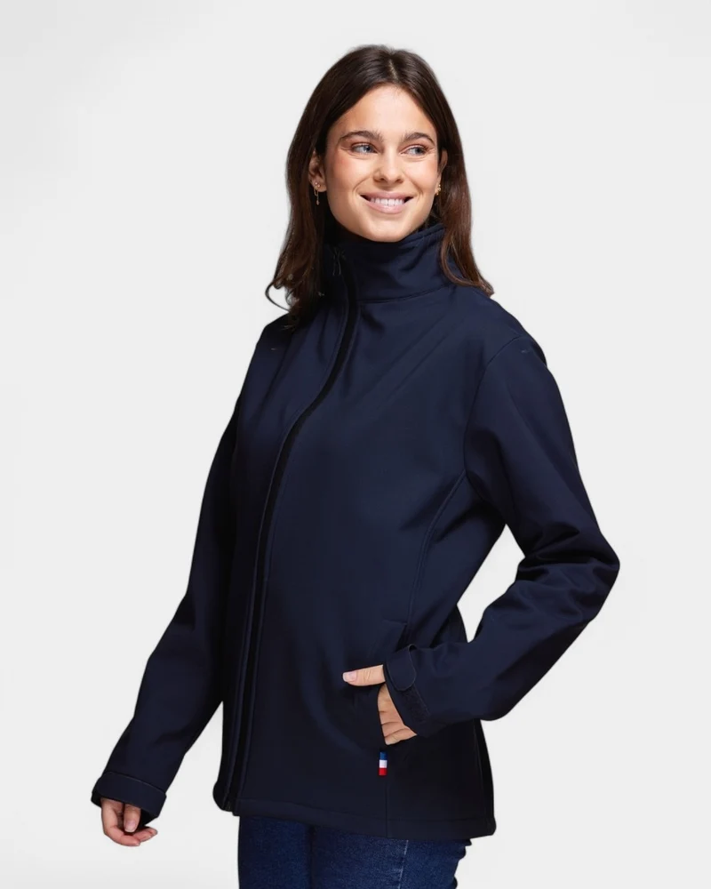 Softshell-Blouson für Damen Made in France zum Personalisieren