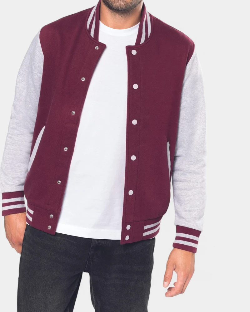Teddy-Blouson aus Sweatstoff Unisex zum Personalisieren