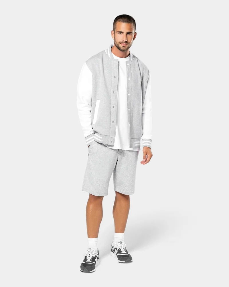 Teddy-Blouson aus Sweatstoff Unisex zum Personalisieren