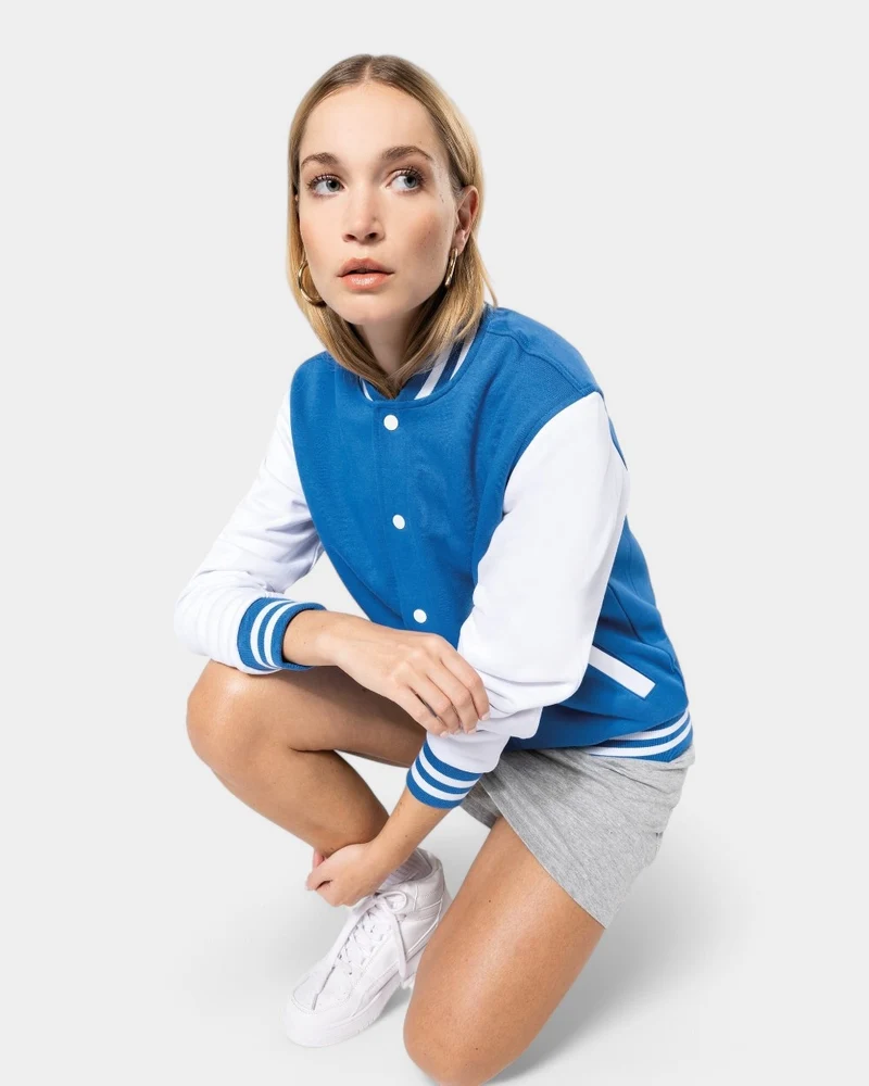 Teddy-Blouson aus Sweatstoff Unisex zum Personalisieren
