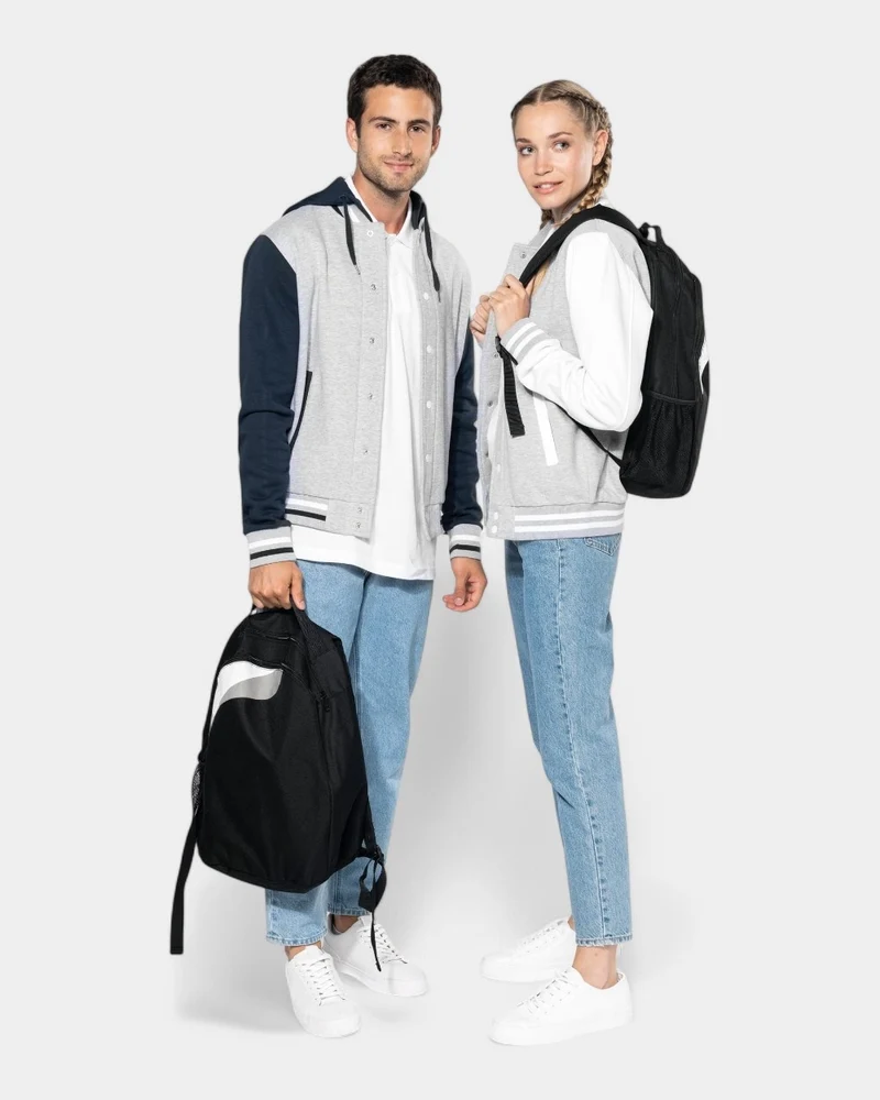 Teddy-Blouson aus Sweatstoff Unisex zum Personalisieren