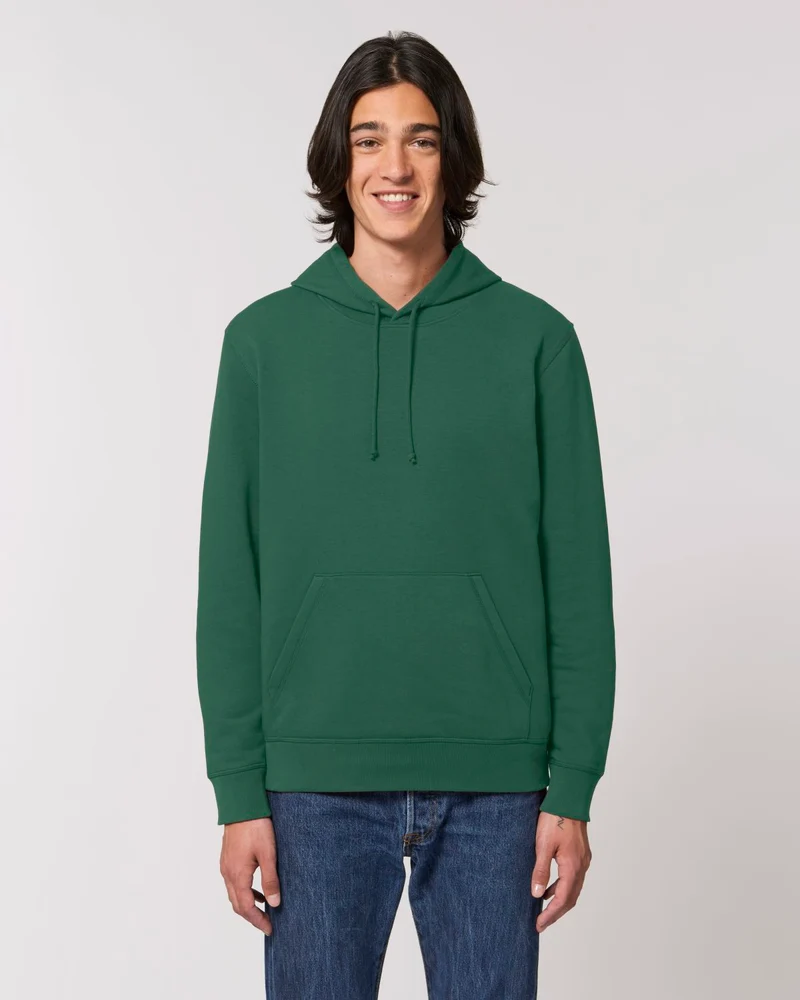 Personalisierbarer Unisex-Kapuzenpullover aus Bio-Baumwolle
