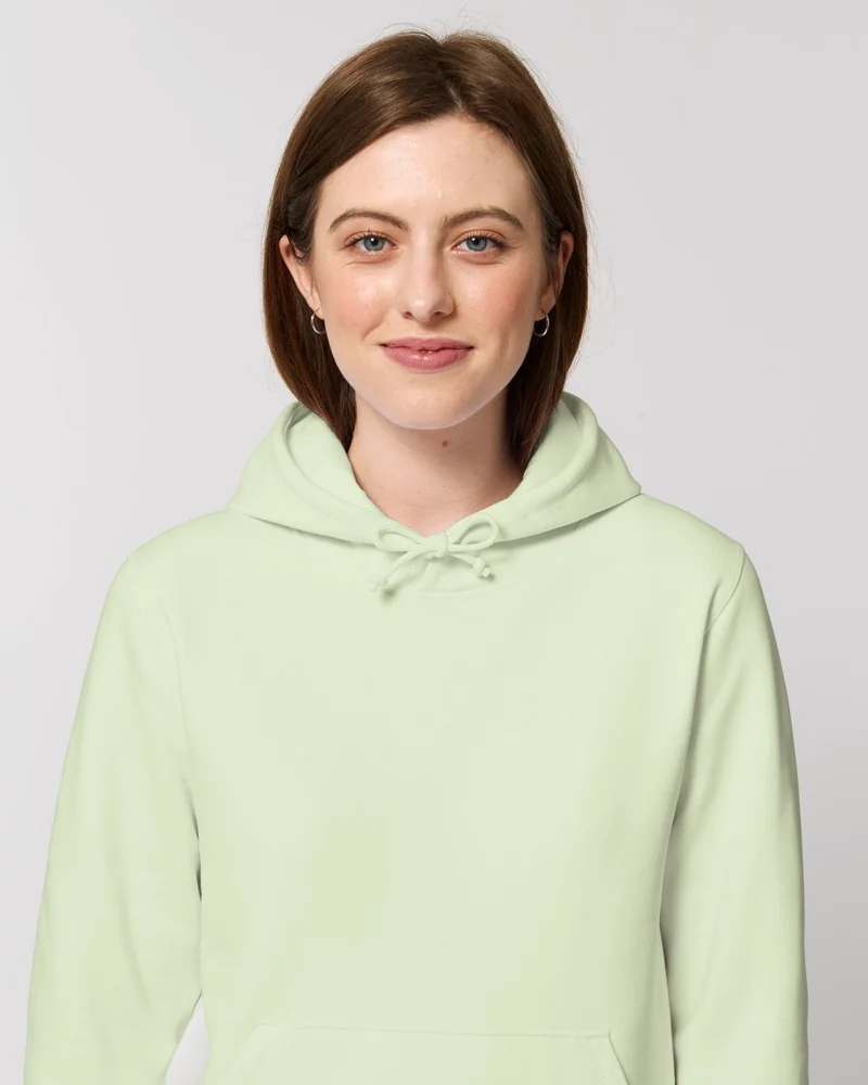 Personalisierbarer Unisex-Kapuzenpullover aus Bio-Baumwolle