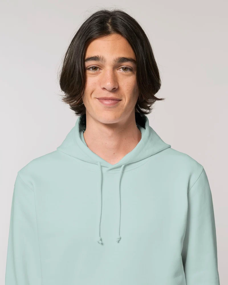 Personalisierbarer Unisex-Kapuzenpullover aus Bio-Baumwolle