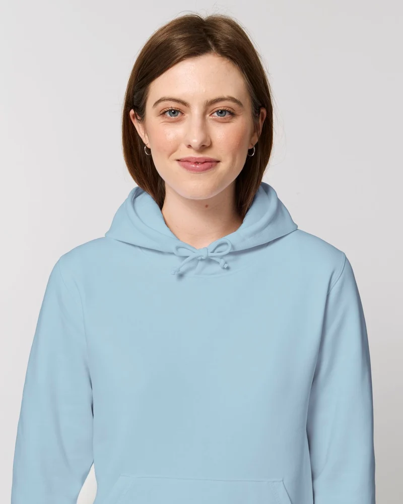 Personalisierbarer Unisex-Kapuzenpullover aus Bio-Baumwolle