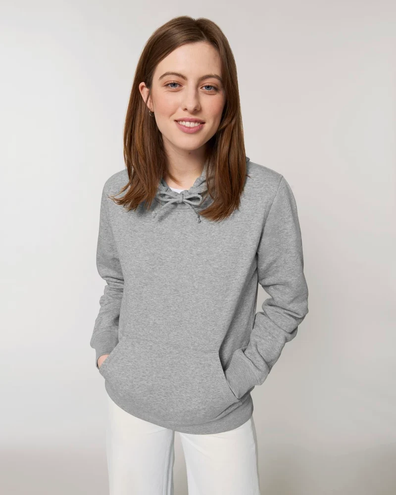 Personalisierbarer Unisex-Kapuzenpullover aus Bio-Baumwolle