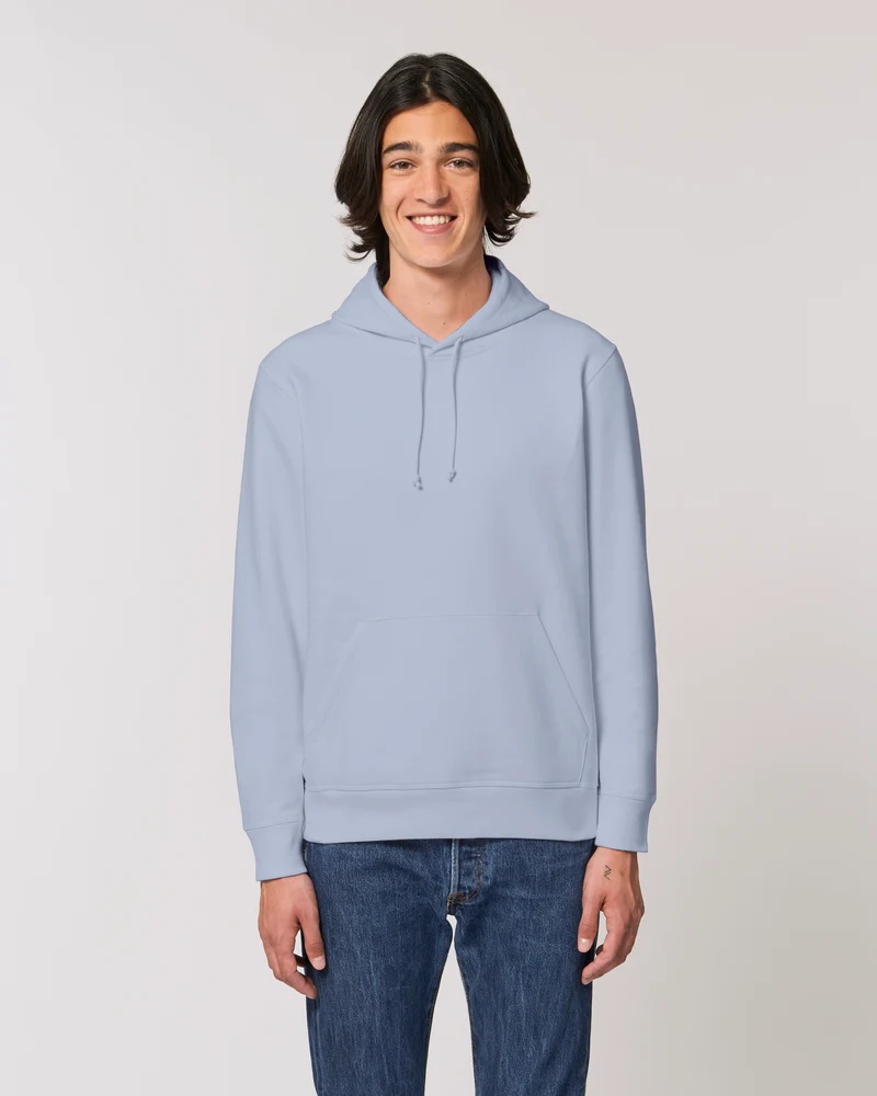 Personalisierbarer Unisex-Kapuzenpullover aus Bio-Baumwolle