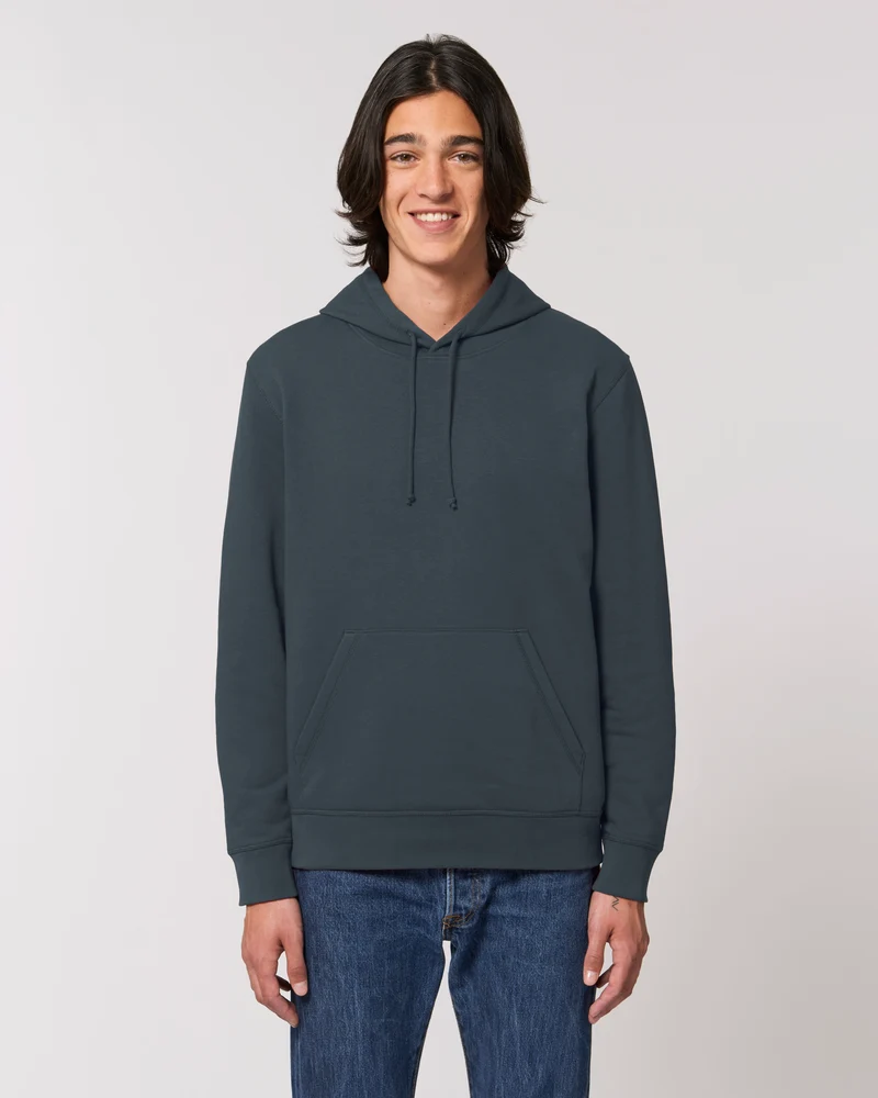 Personalisierbarer Unisex-Kapuzenpullover aus Bio-Baumwolle
