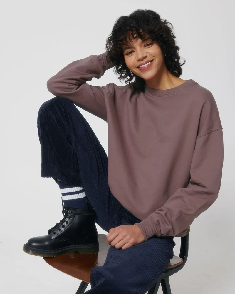 Sweatshirt Bio-Baumwolle Stanley/Stella Ledger zum Personalisieren