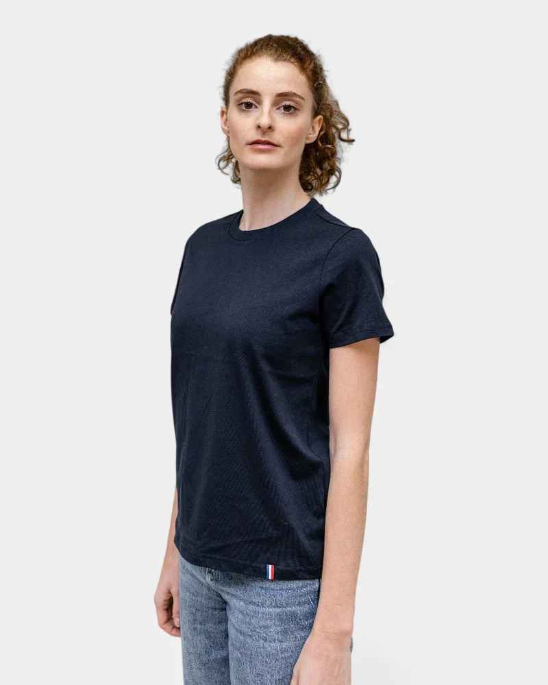 Damen-T-Shirt mit Rundhalsausschnitt zum Personalisieren