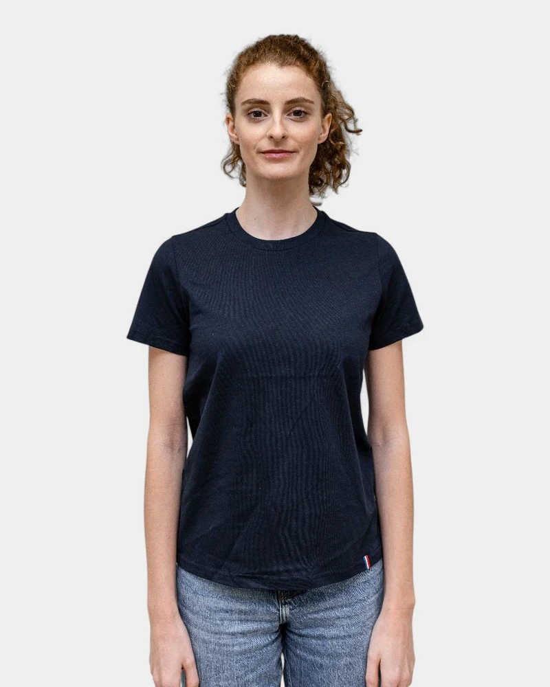 Damen-T-Shirt mit Rundhalsausschnitt zum Personalisieren