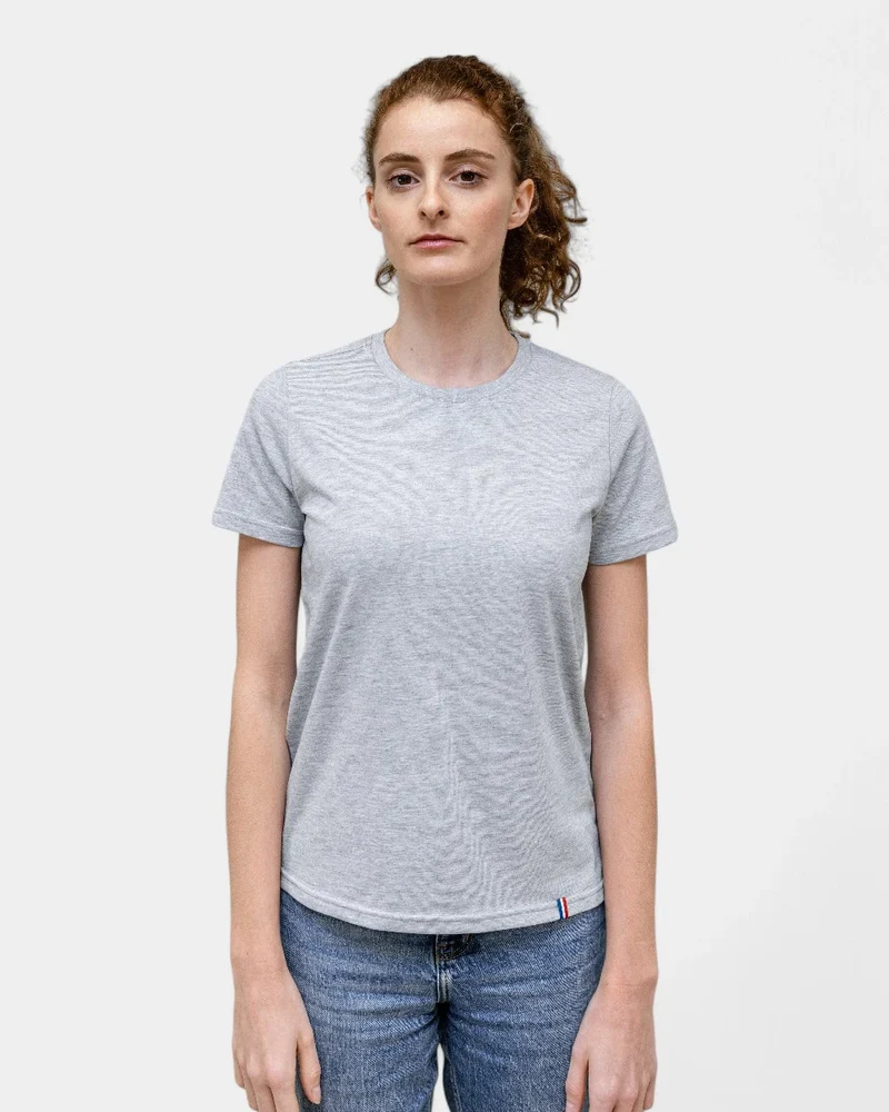 Damen-T-Shirt mit Rundhalsausschnitt zum Personalisieren