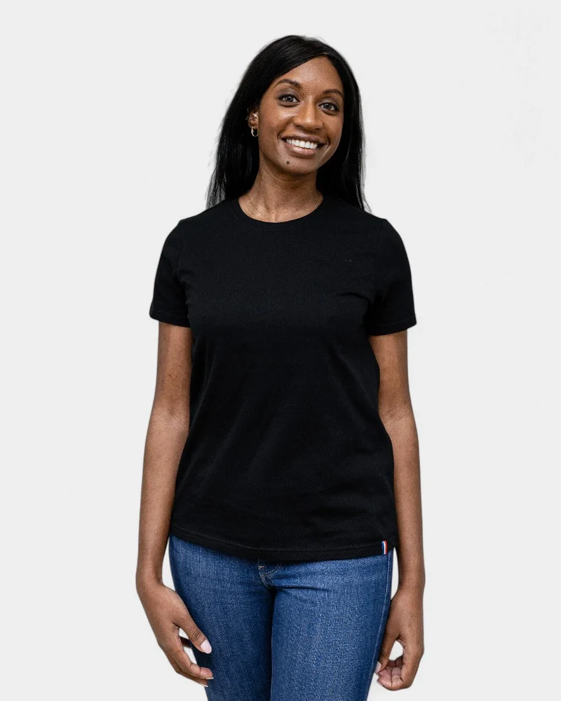 Damen-T-Shirt mit Rundhalsausschnitt zum Personalisieren