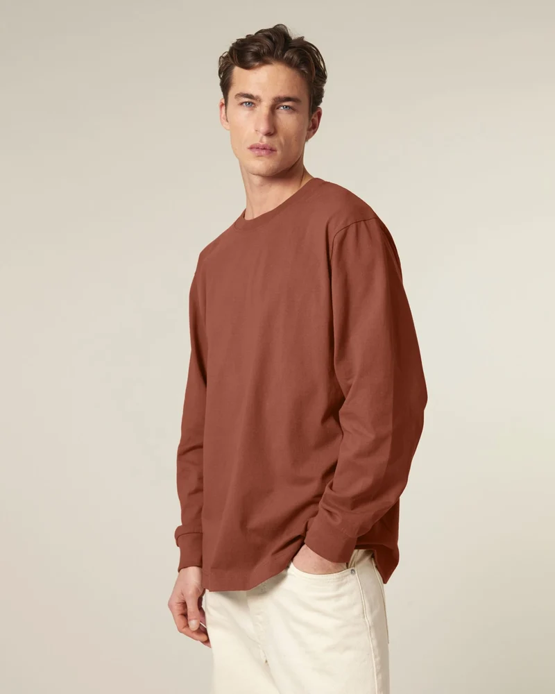 T-Shirt langarm Bio-Baumwolle Stanley/Stella Freestyler zum Personalisieren