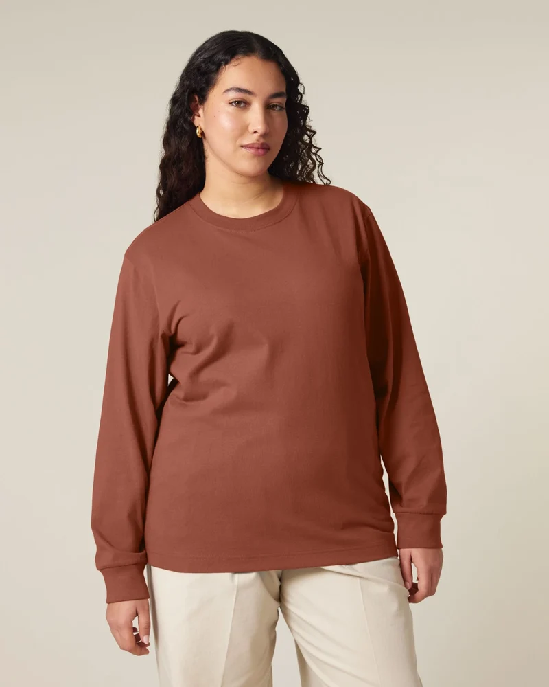 T-Shirt langarm Bio-Baumwolle Stanley/Stella Freestyler zum Personalisieren