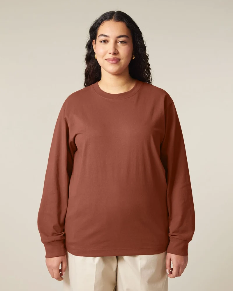 T-Shirt langarm Bio-Baumwolle Stanley/Stella Freestyler zum Personalisieren