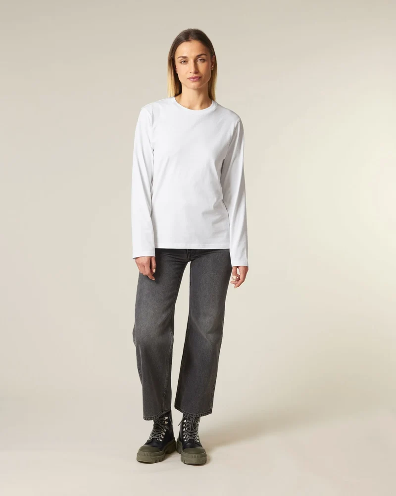 T-Shirt langarm Bio-Baumwolle Stanley/Stella Creator 2.0 zum Personalisieren