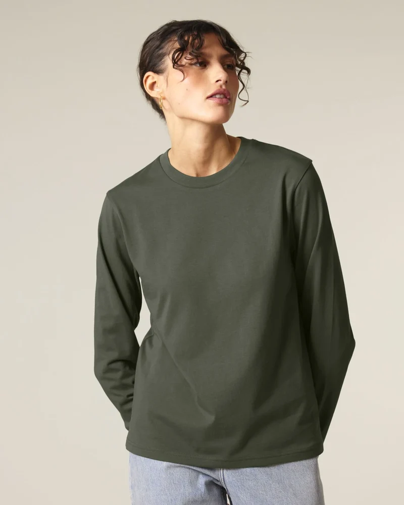 T-Shirt langarm Bio-Baumwolle Stanley/Stella Creator 2.0 zum Personalisieren