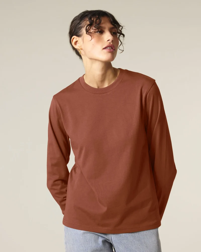 T-Shirt langarm Bio-Baumwolle Stanley/Stella Creator 2.0 zum Personalisieren