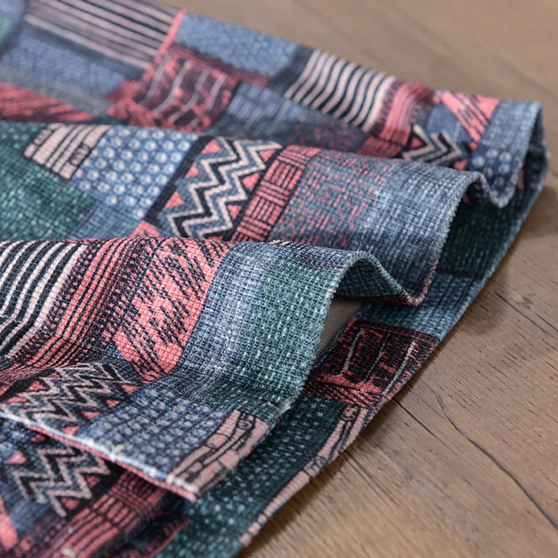 Herren Overshirt im Patchwork-Look mit aufgesetzten Brusttaschen Drune