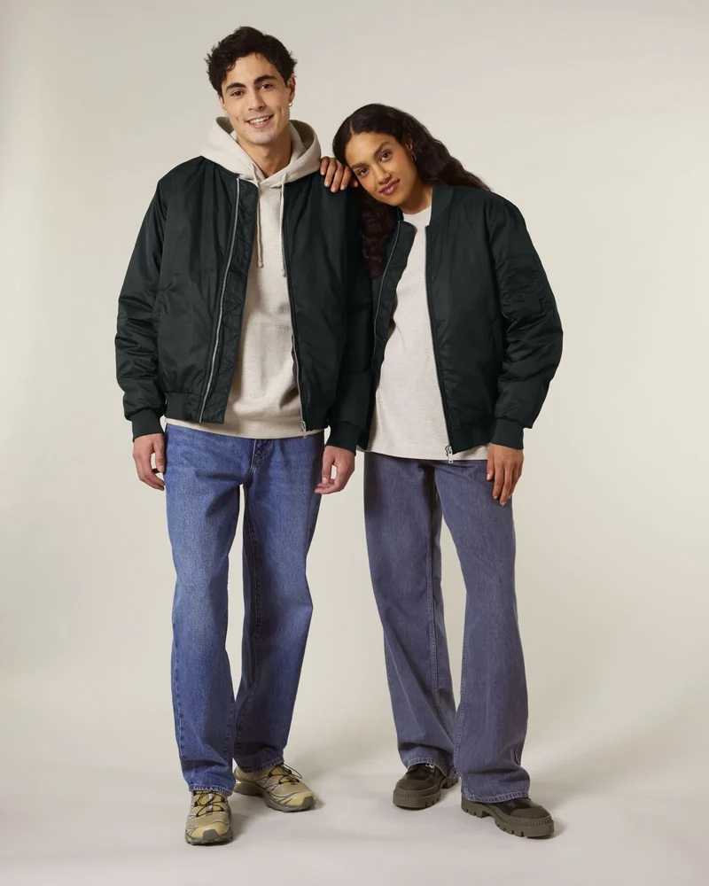 Leichte Jacke 100% recycelt Stanley/Stella Bomber 2.0 zum Personalisieren