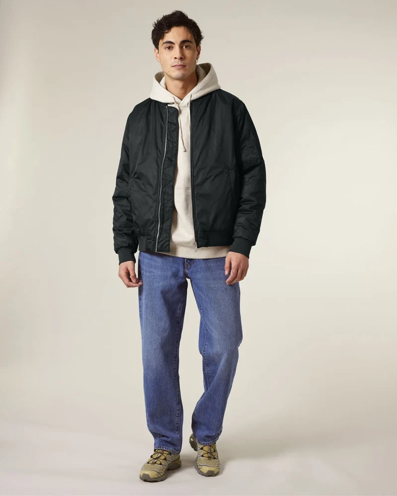 Leichte Jacke 100% recycelt Stanley/Stella Bomber 2.0 zum Personalisieren