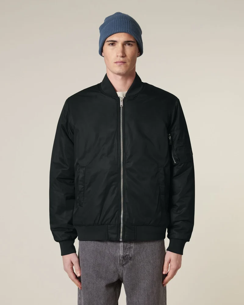 Leichte Jacke 100% recycelt Stanley/Stella Bomber 2.0 zum Personalisieren