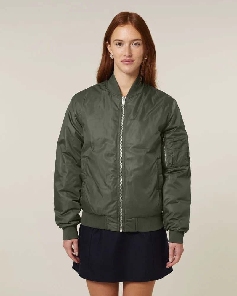 Leichte Jacke 100% recycelt Stanley/Stella Bomber 2.0 zum Personalisieren