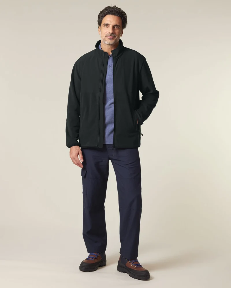 Fleecejacke unisex 100% recycelt Stanley/Stella Trekker zum Personalisieren