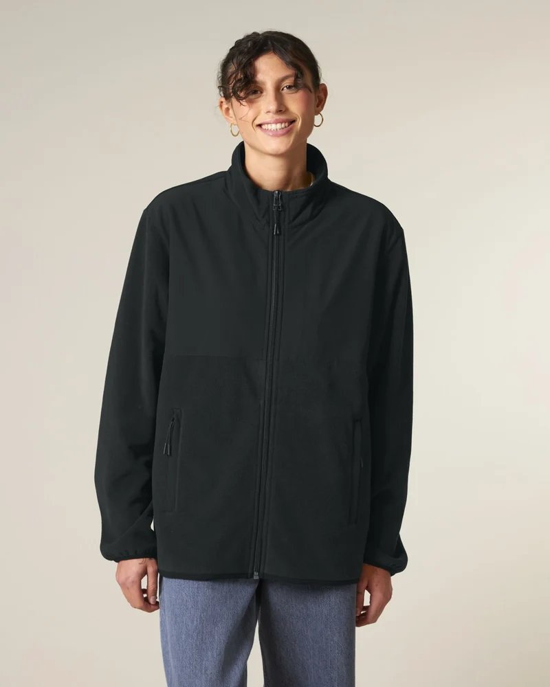 Fleecejacke unisex 100% recycelt Stanley/Stella Trekker zum Personalisieren