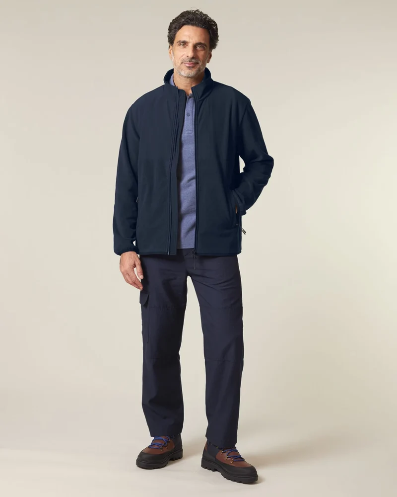 Fleecejacke unisex 100% recycelt Stanley/Stella Trekker zum Personalisieren