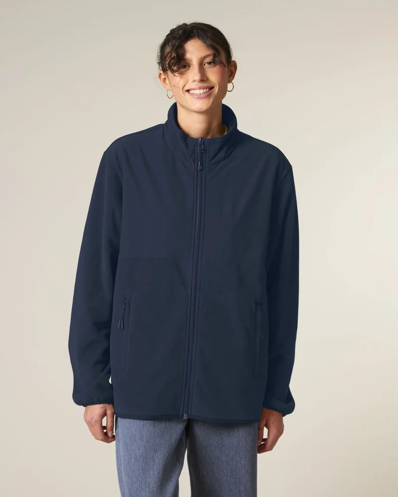Fleecejacke unisex 100% recycelt Stanley/Stella Trekker zum Personalisieren