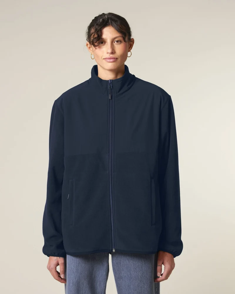 Fleecejacke unisex 100% recycelt Stanley/Stella Trekker zum Personalisieren