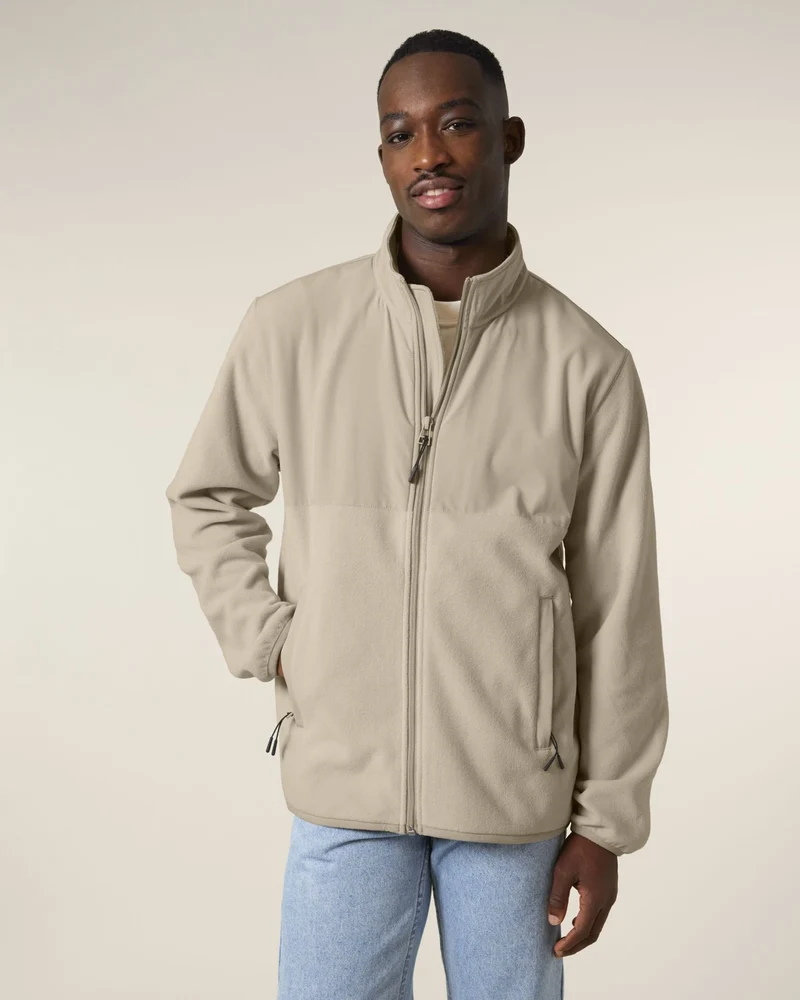 Fleecejacke unisex 100% recycelt Stanley/Stella Trekker zum Personalisieren